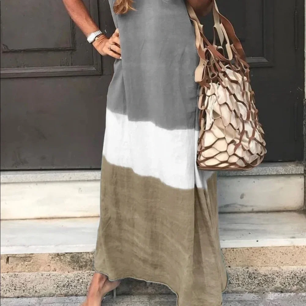 Short Sleeve Maxi Dress - New - Picture 2 of 4